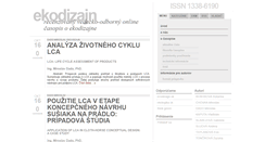 Desktop Screenshot of ekodizajn.sk