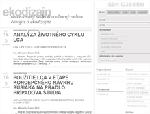 Tablet Screenshot of ekodizajn.sk
